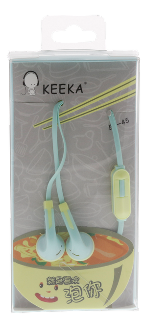 KEEKA HL561 In-Ear Headset, 3.5mm, 1.2m, Blue